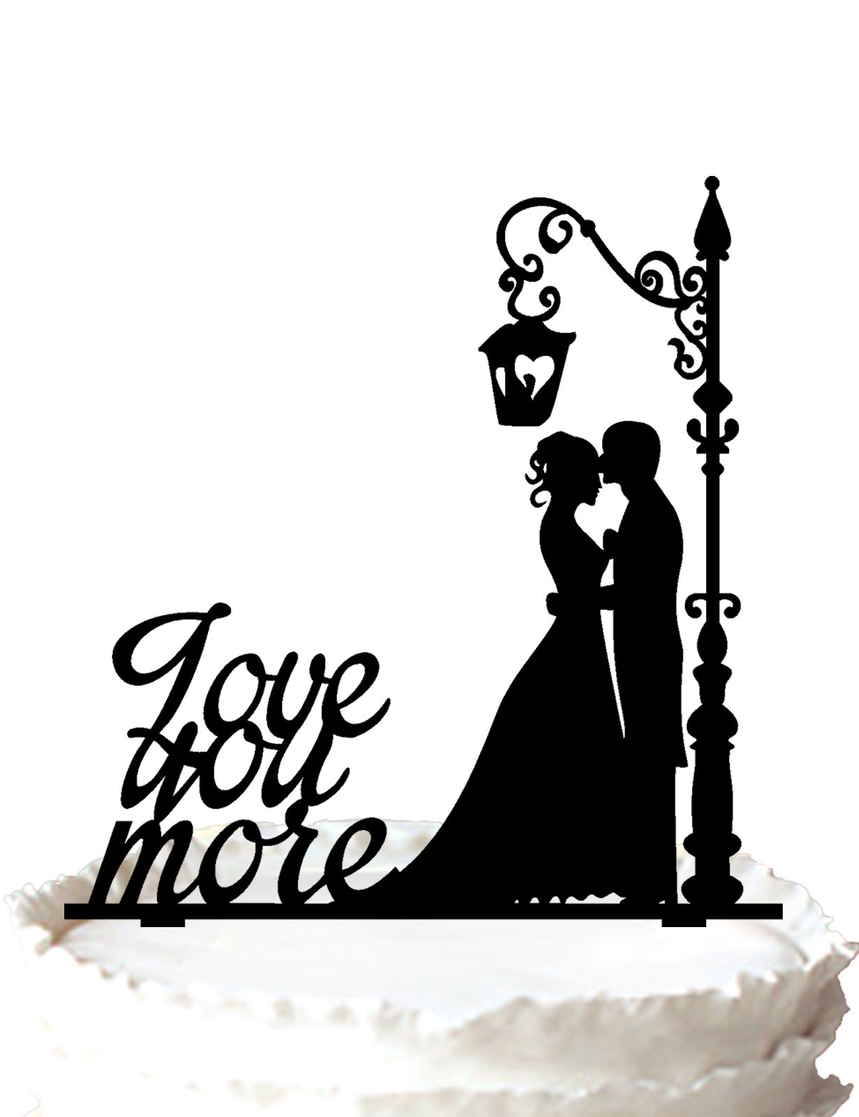 2019 Love  You  More  Wedding  Cake  Topper  Groom And Bride 
