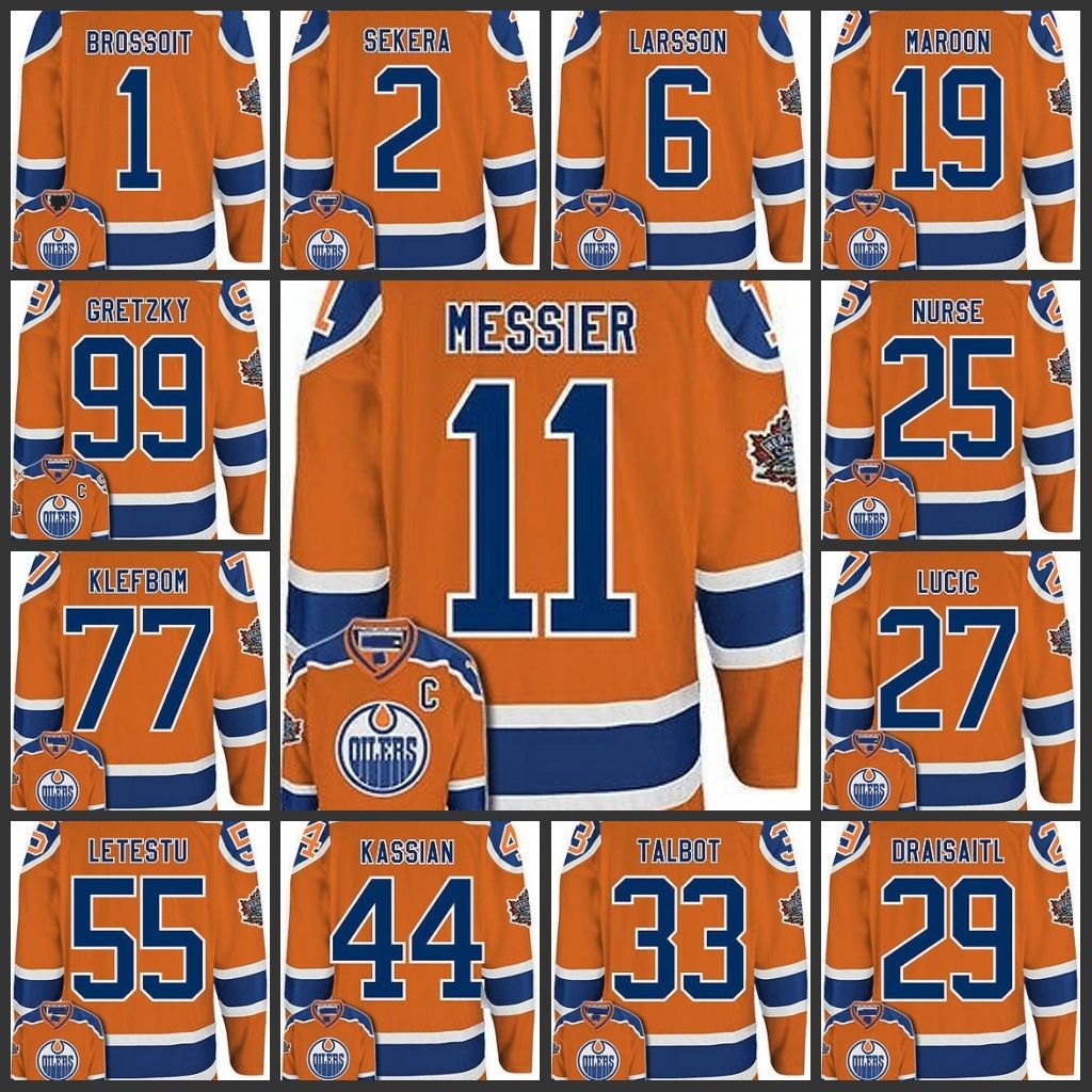 2019 Custom Edmonton Oilers 2016 Mens Heritage Classic Jerseys 11 Mark