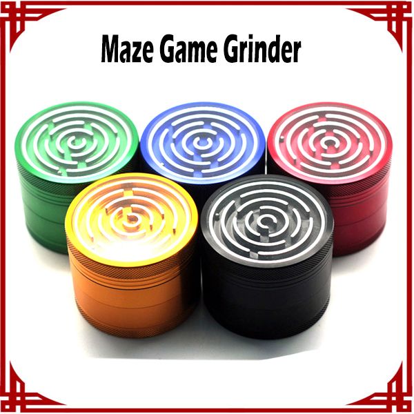 Sp Maze Game Grinders Aluminium Alloy 63mm Diameter 4 Parts Metal