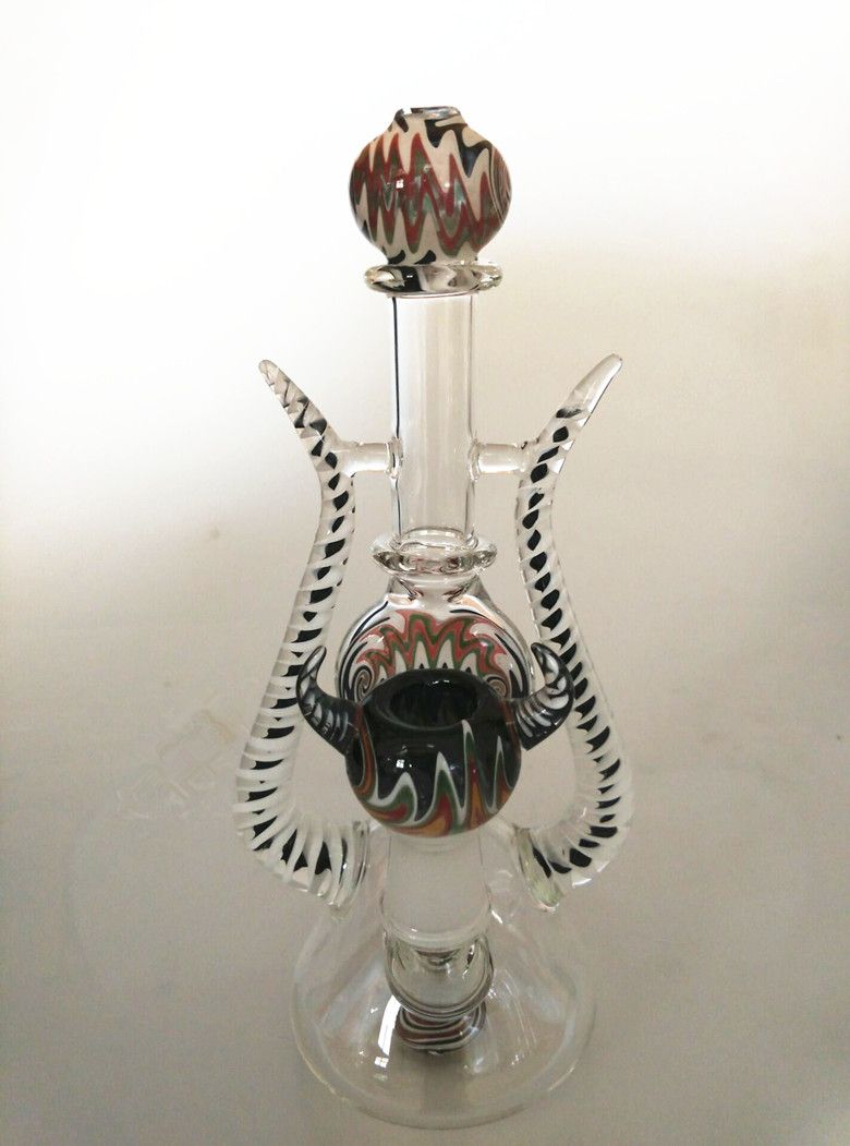 2021 Heady Glass Water Pipes Glass Bongs With Heady Glass Herb Bowl And