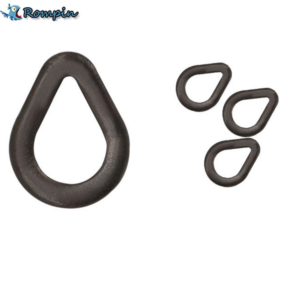 10 x Inline Flat Pear Carp Leads All sizes available Black N White
