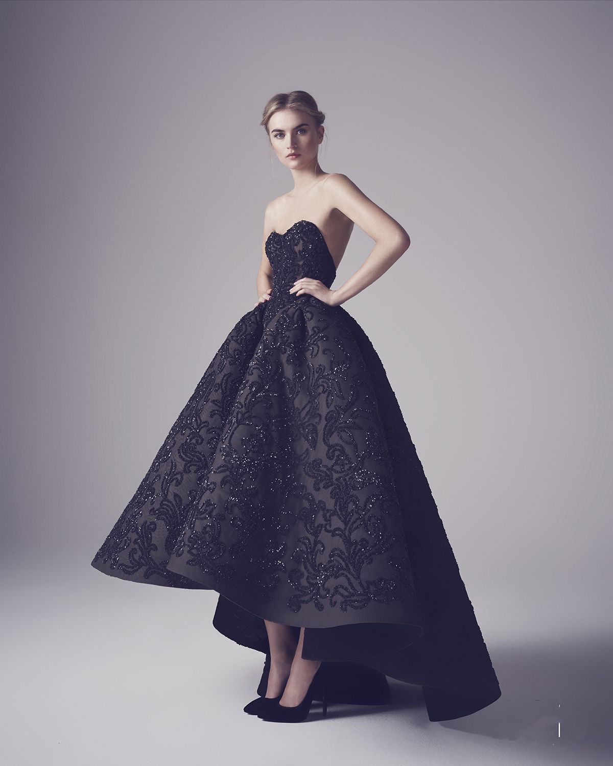 black swan prom dresses