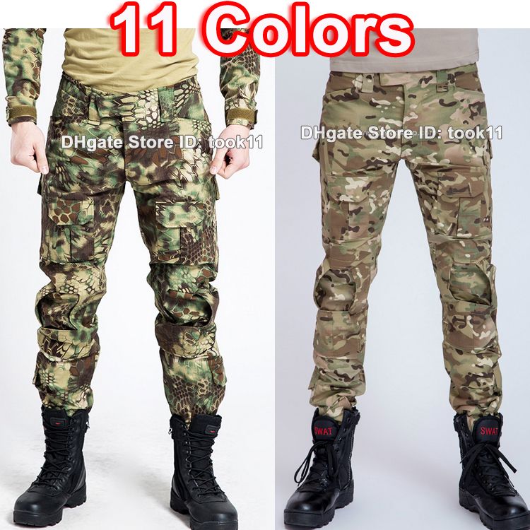 Moda Multicam Acquista Mimetici Tattici Cargo Militare Dell'esercito Stile Camo Pantaloni Skinny Militari Combattimento 1clKFJ