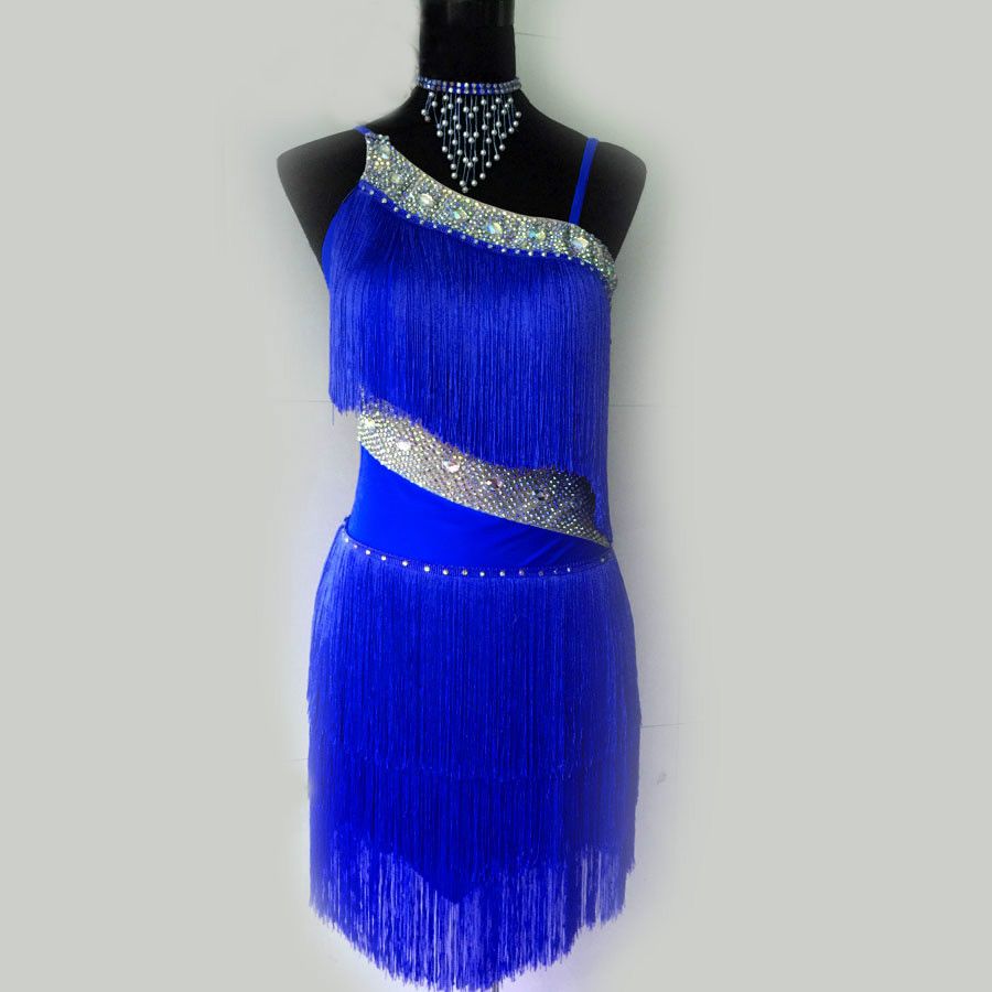 tassel latin dance dresses