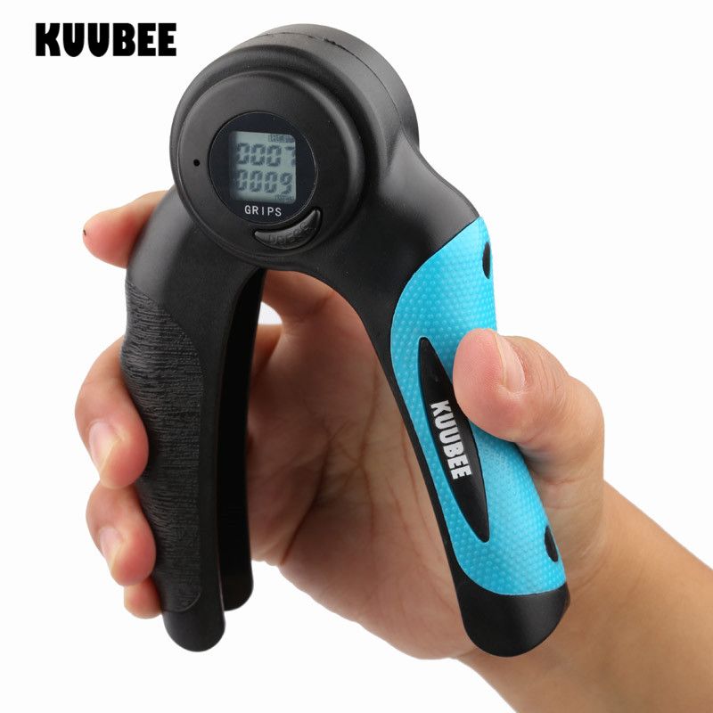 2019 Kuubee Dual Lcd Hand Grippers Sports Fitness Finger Exerciser