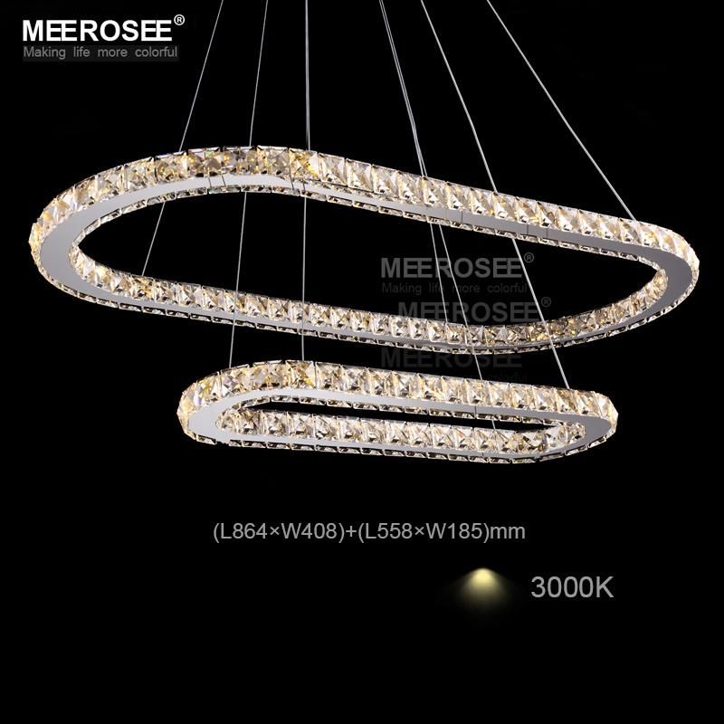 2018 Hot Ing Led Crystal Chandelier Modern Oval 2018 Hot Ing Led Crystal Chandelier Modern Oval Light Fixture Drop Lamp Hanging Re For Living Room Hotel Shades
