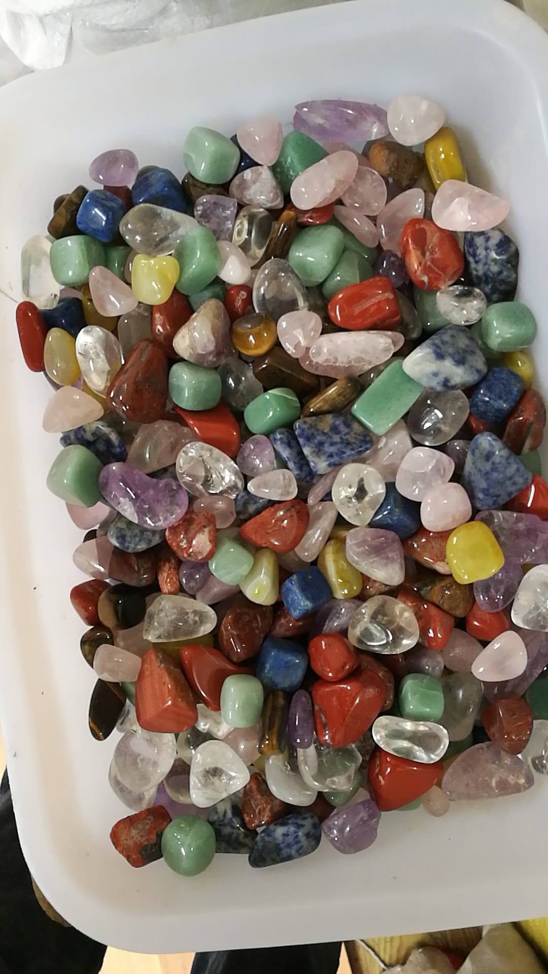 2021 200g Assorted Tumbled Gemstone Mixed Stones Natural Rainbow
