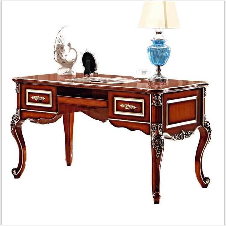 2019 French Baroque Style Luxury Executive Office Desk European 2019 French Baroque Style Luxury Executive Office Desk European Classic Wood Carving Writing Table Retro Home Furniture Pfy900 From Tengtank