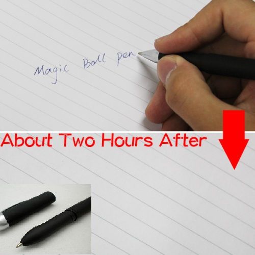 magic joke ball pen disappearing ink pen invisible ink slowly