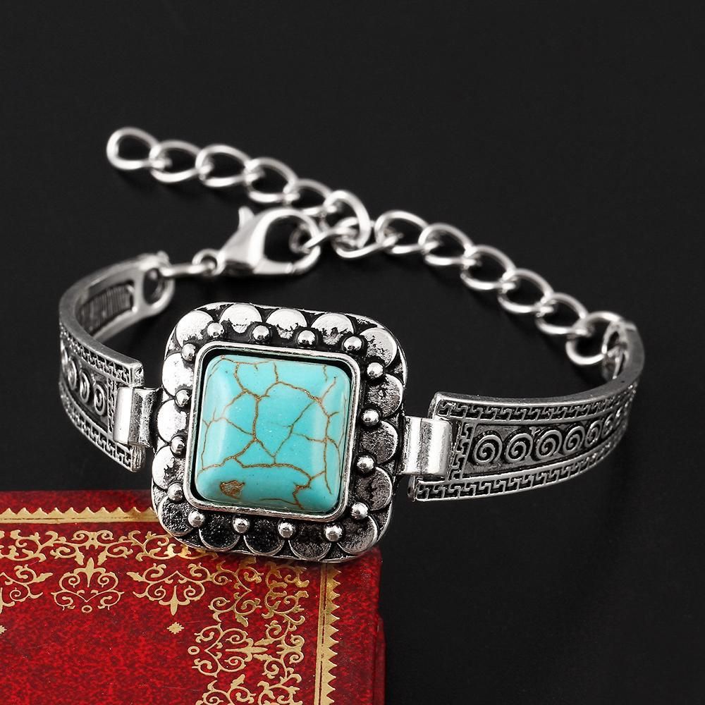 Wholesale Turquoise Bracelets Fashion Jewelry Big Green