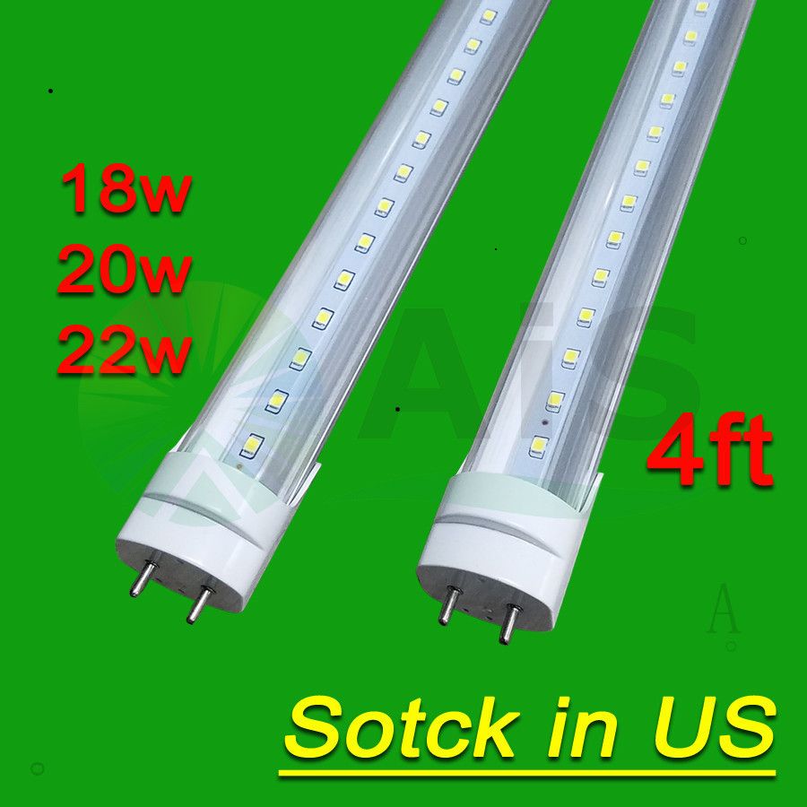 High Power LED Tube Light 4FT Fluorescent Lamp T8 G13 18W 20W 22W 85