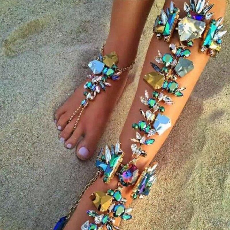 diamond ankle bracelet