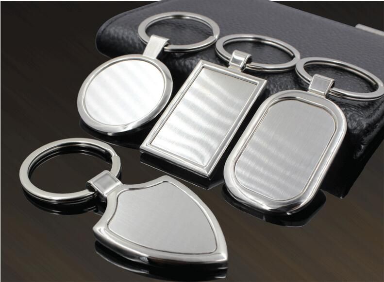 2020 Metal Blank Tag Keychain Creative Car Keychain Personalized