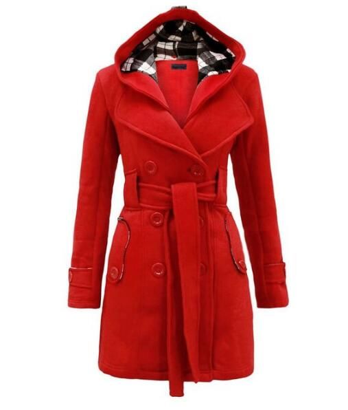 Ladies Red Coats Han Coats