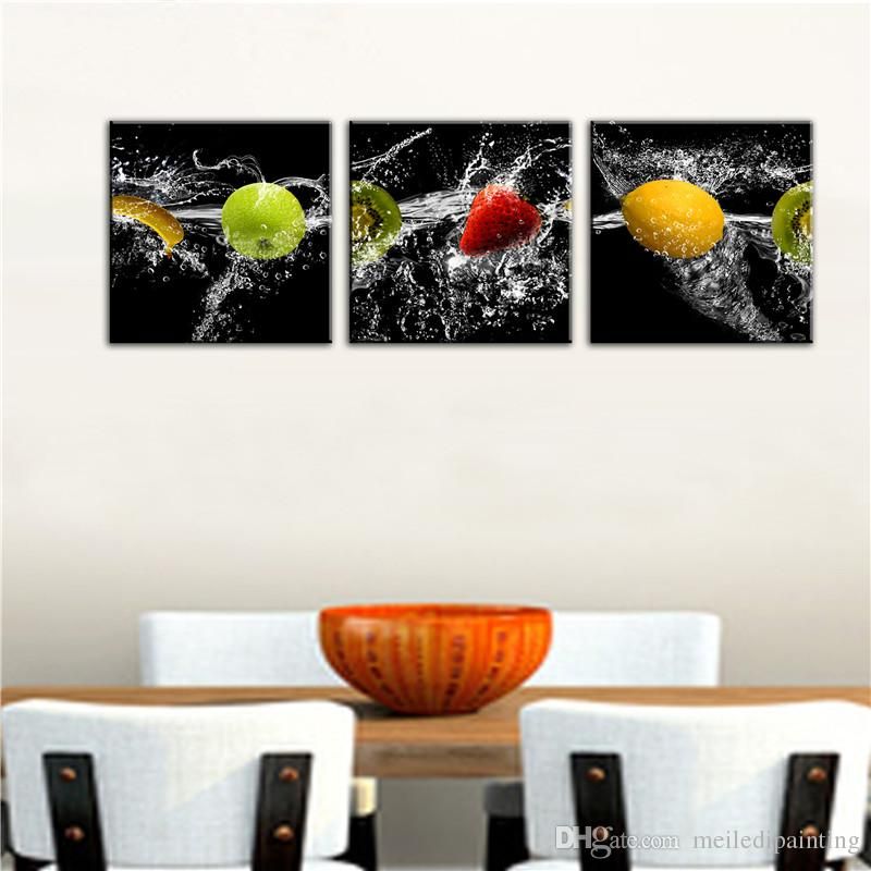Paintings Canvas Painting Art Fruit Oil Modern Paintings Canvas Painting Art Fruit Oil Modern Fruits And Water Picture Decor For Dining Room With As