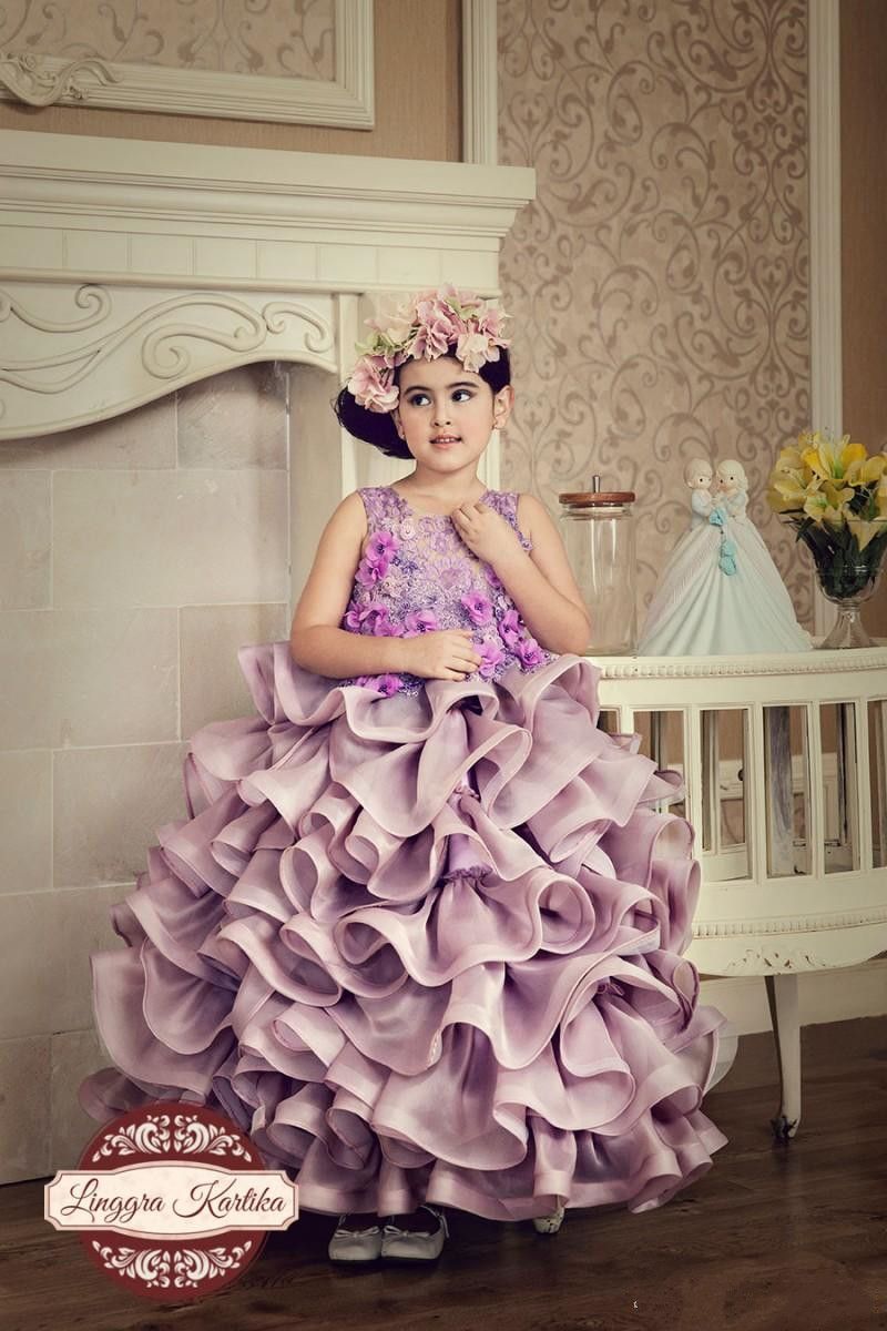 New Design 2017 Little Girls Pageant Dresses Princess ...