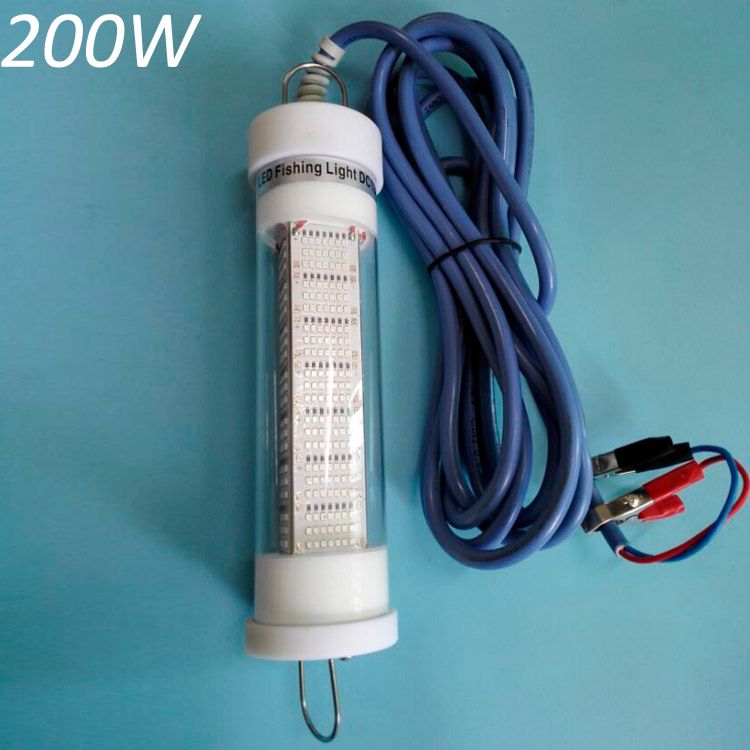 2019 DC12V LED Lights Fishing Lure Bait Deepwater Crank Bass Squid