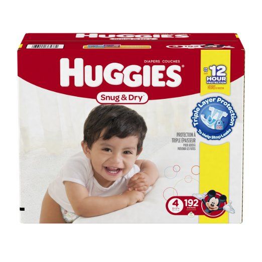 2018 huggies snug and dry diapers size 4 economy plus pack 192 huggies snug and dry size 4