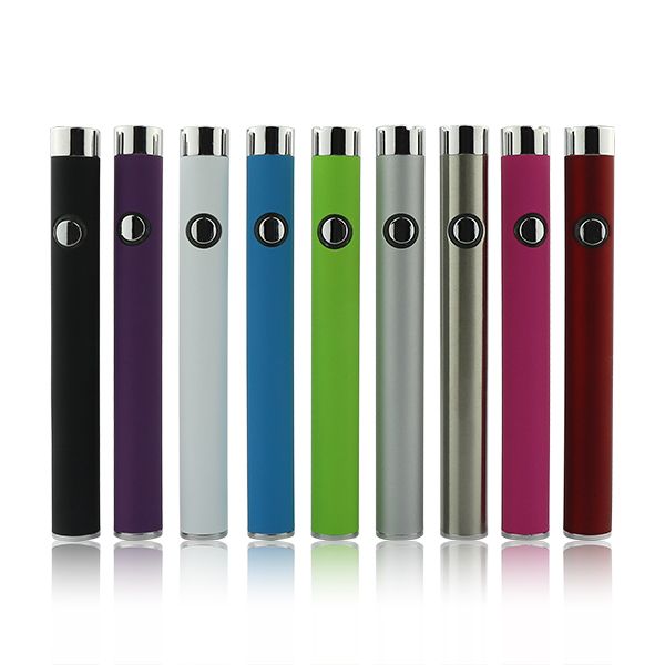 Slim Vape Battery Button Push 280mah 350mah Battery Bud O Pen Cartridge