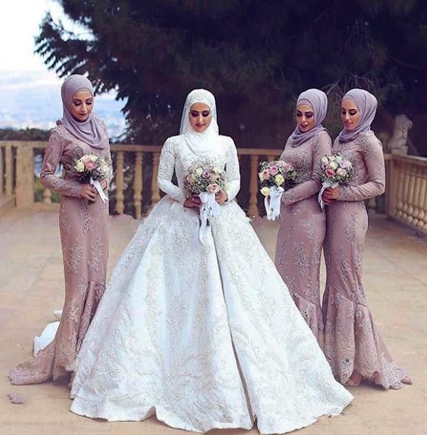 bridesmaid dresses hijab