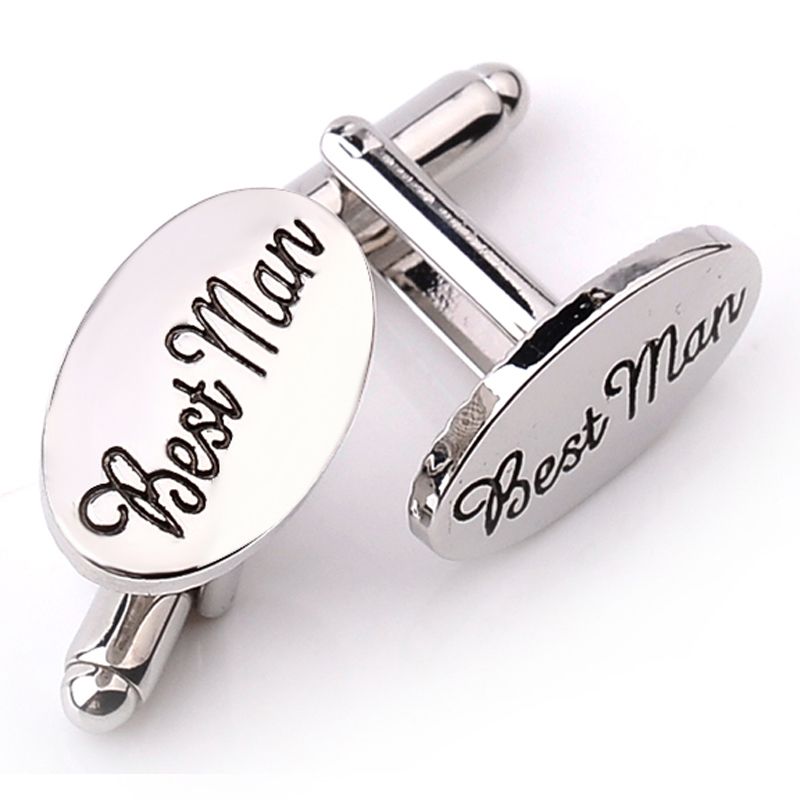 2021 Mens Wedding Cufflinks OVAL Shirt Cuff Link Clips