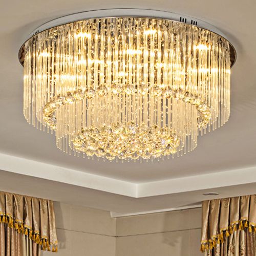 High End Led Crystal Ceiling Chandeliers Modern Creative Warm Round High End Led Crystal Ceiling Chandeliers Modern Creative Warm Round Chandelier Lighting Pendent Lamps For Living Room Villa Hotel Hall