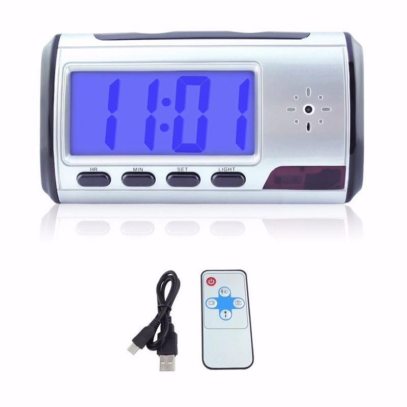 2020 Alarm Clock Security Camera HD 1280*960 Digital Clock Camera With