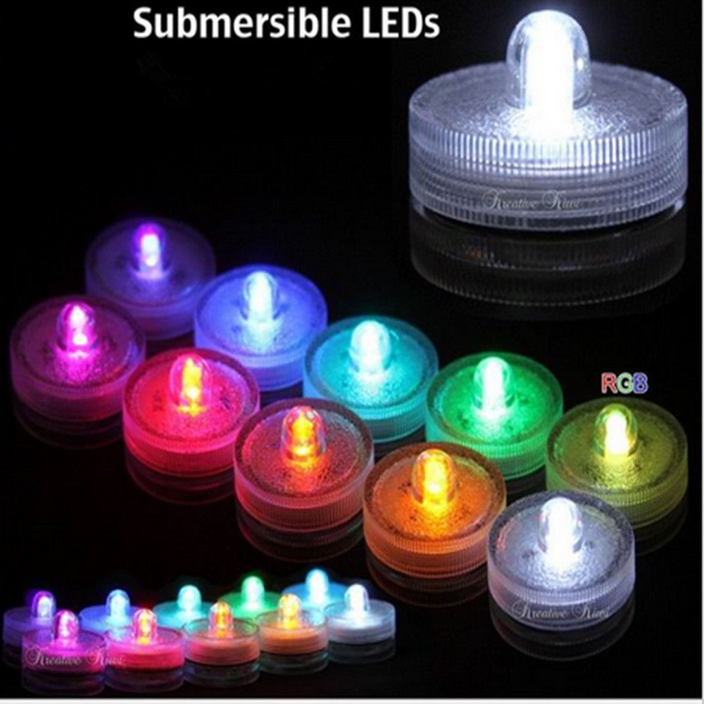 Waterproof Led Submersible Wedding Fl Decoration Party Waterproof Led Submersible Wedding Fl Decoration Party Under Vase Light Rgb Electronic Candle Tins Toppers From