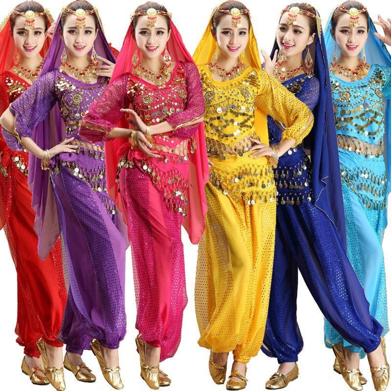 Best Quality Sets Long Sleeve India Egypt Belly Dance Costumes Best Quality Sets Long Sleeve India Egypt Belly Dance Costumes