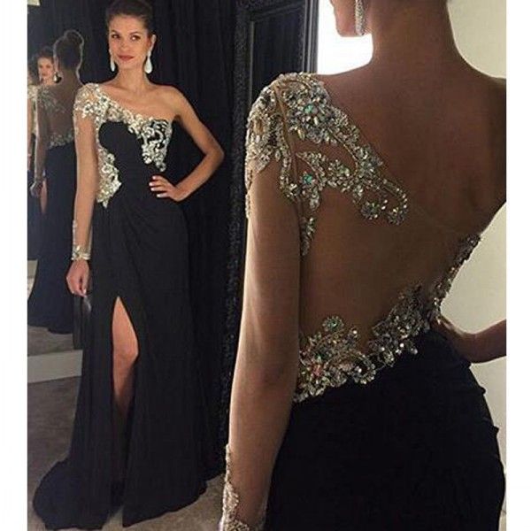 vestidos con una sola manga de fiesta