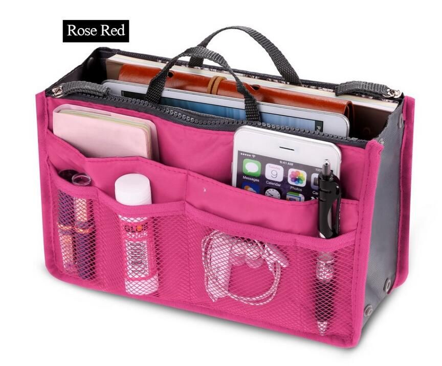 clear makeup organizer bolsa