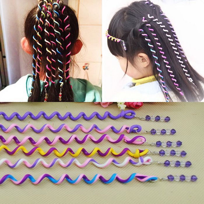 Headband Kids Girls Diy Hair Styling Braiding Spiral 