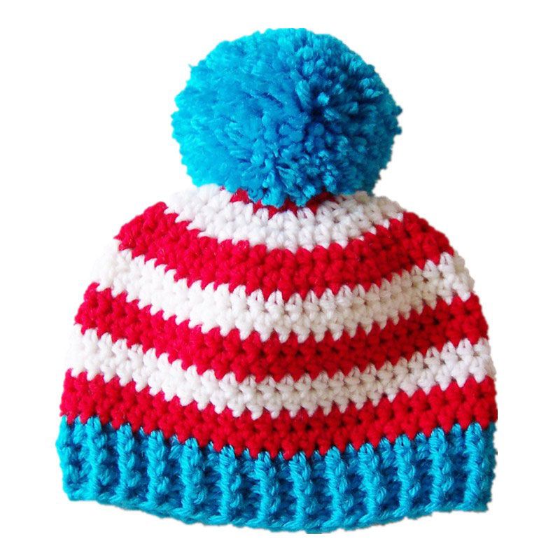 blue baby hat