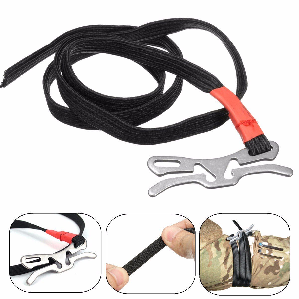 Outdoor Tactical Medical Tourniquet Elastic First Aid Bandage For