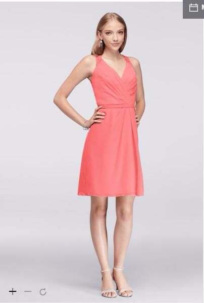 simple short gown styles with chiffon