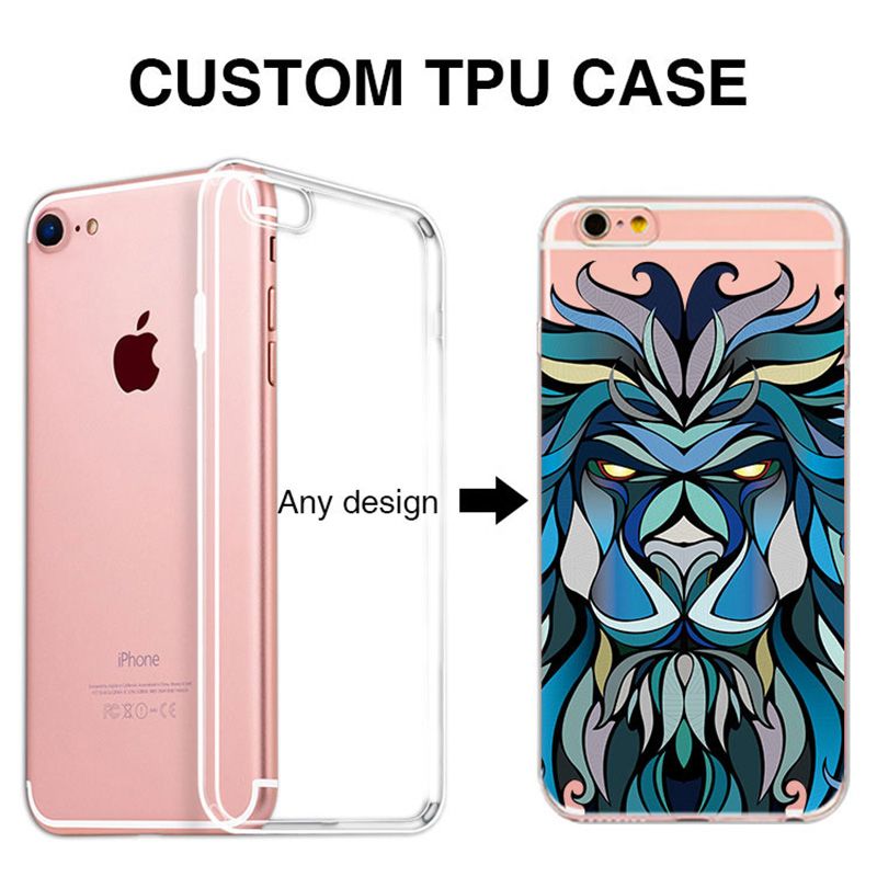 custom phone case for iphone 7 logo printed soft tpu oem diy for