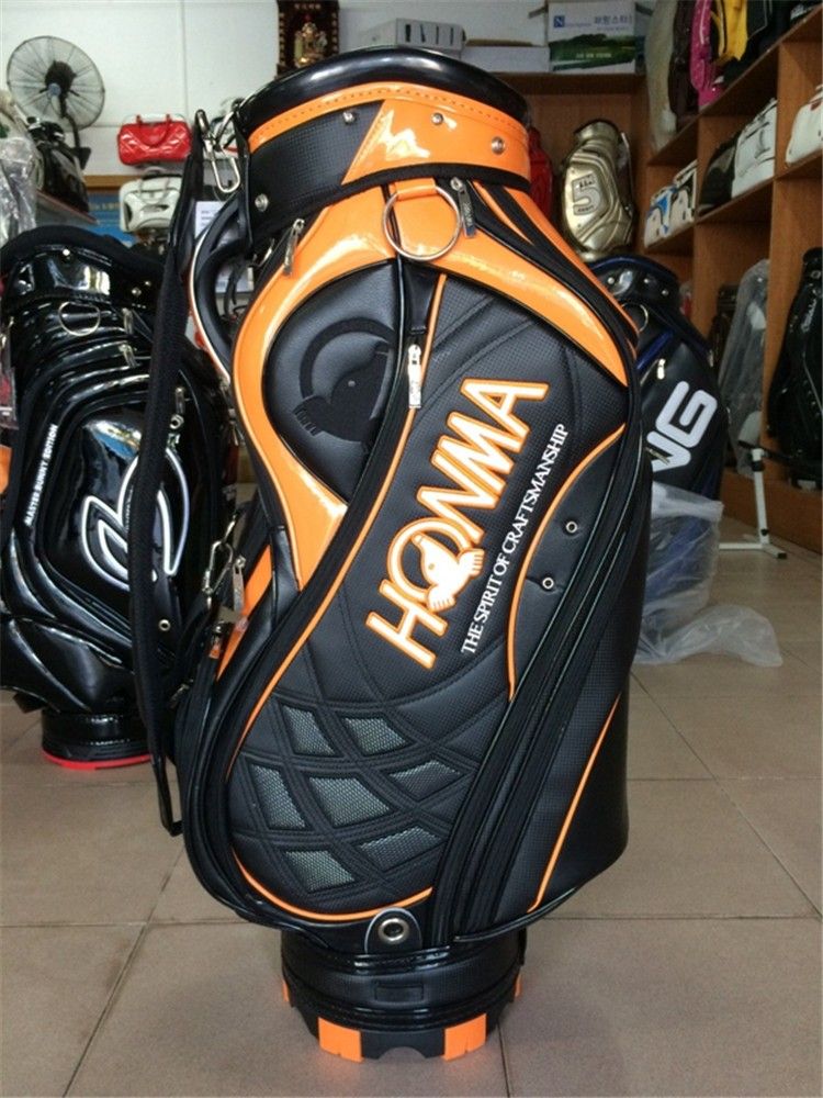 2019 HOT SALE HONMA Golf Bag Men High Quality Golf Caddy Bag Leather