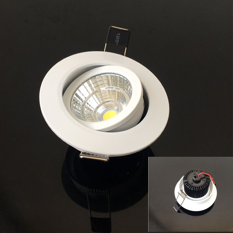New Arrvial Cree Led Recessed Ceiling Lights 10w 12w Cob Dimmable Downlights Home Lighting Ac110 240v Driver Ce