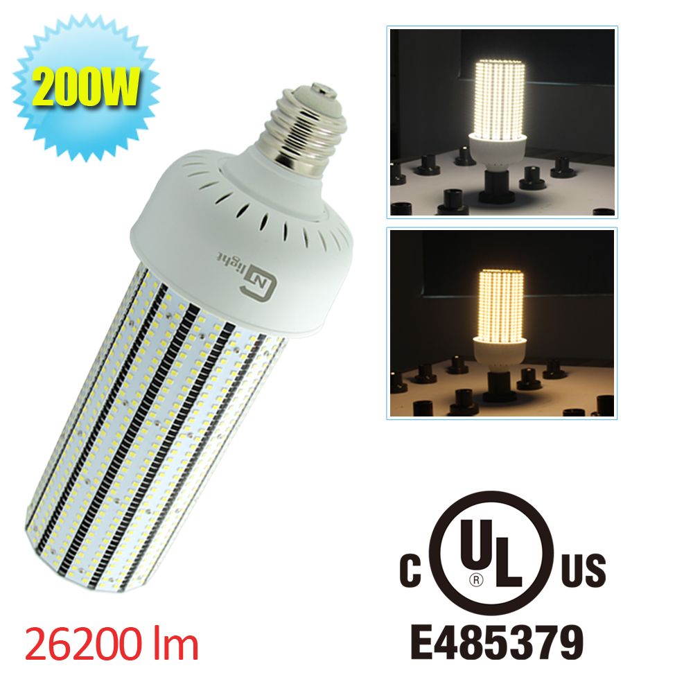 1000 Watt Metal Halide Replacement Led 200w Corn Light Bulb Large 1000 Watt Metal Halide Replacement Led 200w Corn Light Bulb Large Mogul E39 Base Warehouse High Bay Fixture 6000k Daylight Work Lamp 3157 1156
