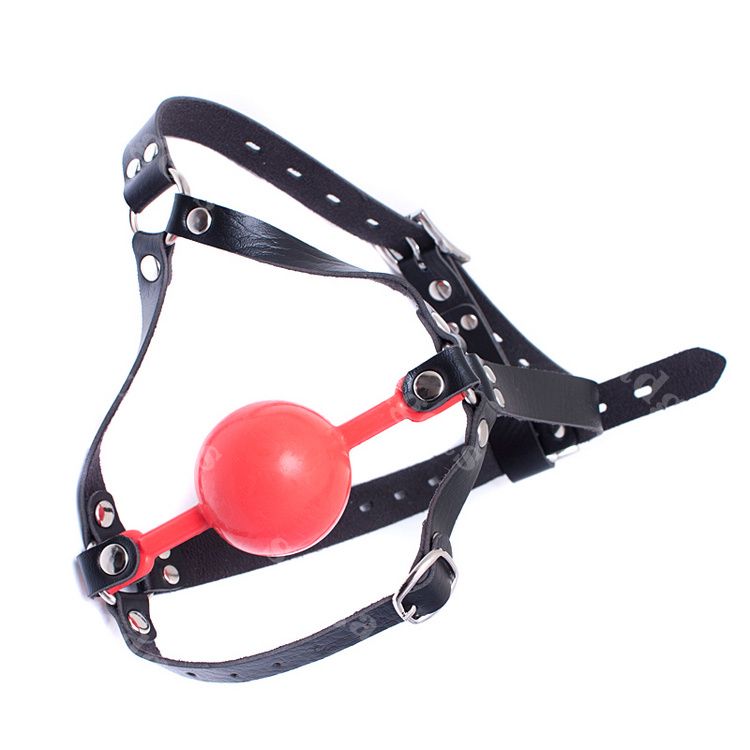 45Cm Silicone Ball Gag Mouth Bite Gags Stopper For Women Harness 