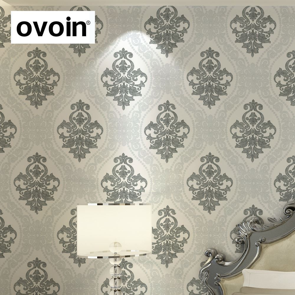 Damask Wall Paper european black white damask wallpaper silver wall paper textured Damask Wall Paper european black white damask wallpaper silver wall paper textured