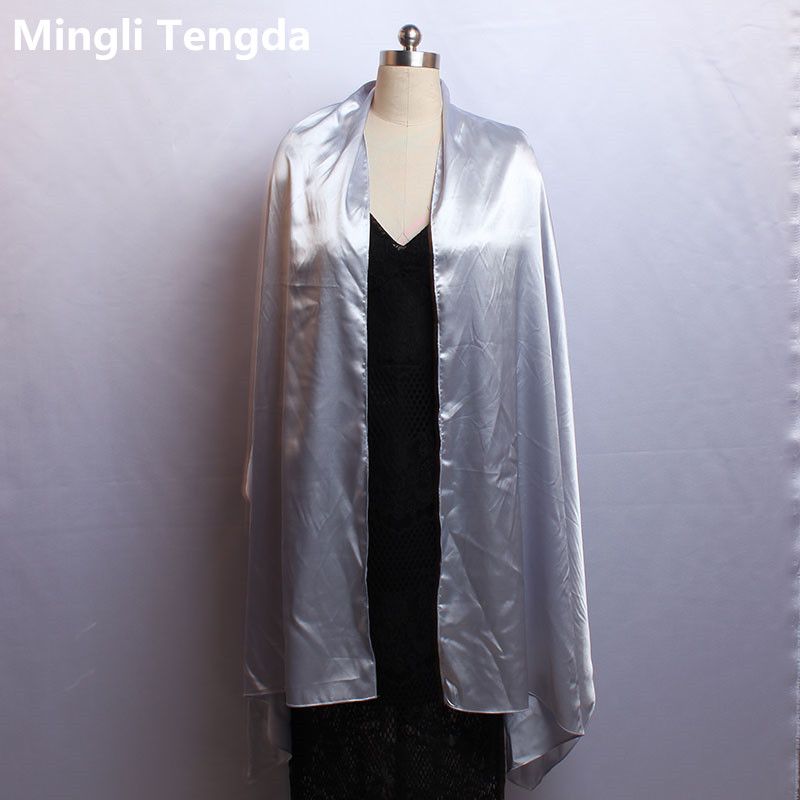 silver shawl with sleeves