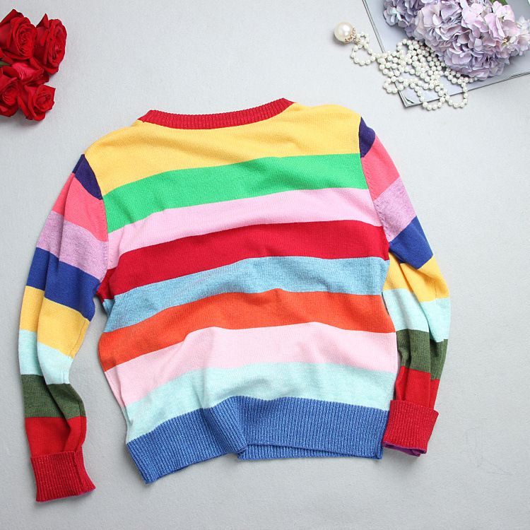colorful striped sweater