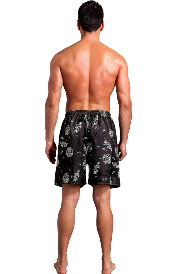 2021 2017 Mens Rayon Silk Summer Boxers Underwear Homewear Shorts Solid