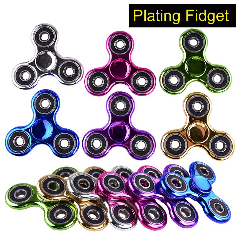 Metallic Color Plated Edc Fid Spinners Rotate Hand Spinner