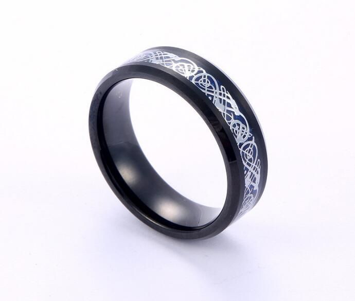 46 Anillo De Carburo De Tungsteno De 8 Mm Para Hombres Negro 46 Anillo De Carburo De Tungsteno De 8 Mm Para Hombres Negro