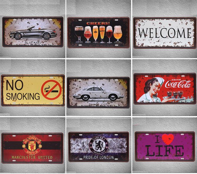 15*30cm Tin Sign Metal Plate Vintage Retro Home Decor Tin Signs Bar ... 15*30cm Tin Sign Metal Plate Vintage Retro Home Decor Tin Signs Bar ...
