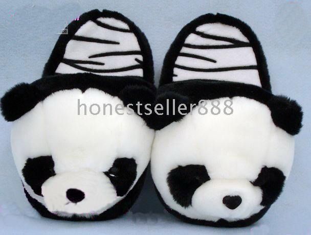 wholesale cheap cute panda slippers plush slippers women's slippers