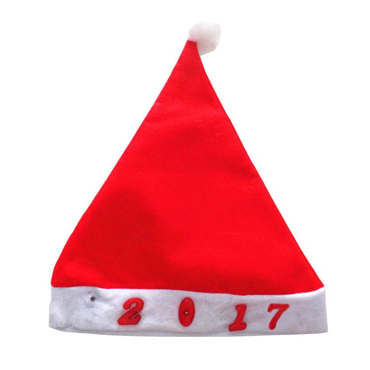 Wholesale And Retail 2017 New Christmas Hats With LED Lights Santas Hat Christmas Hat Santa