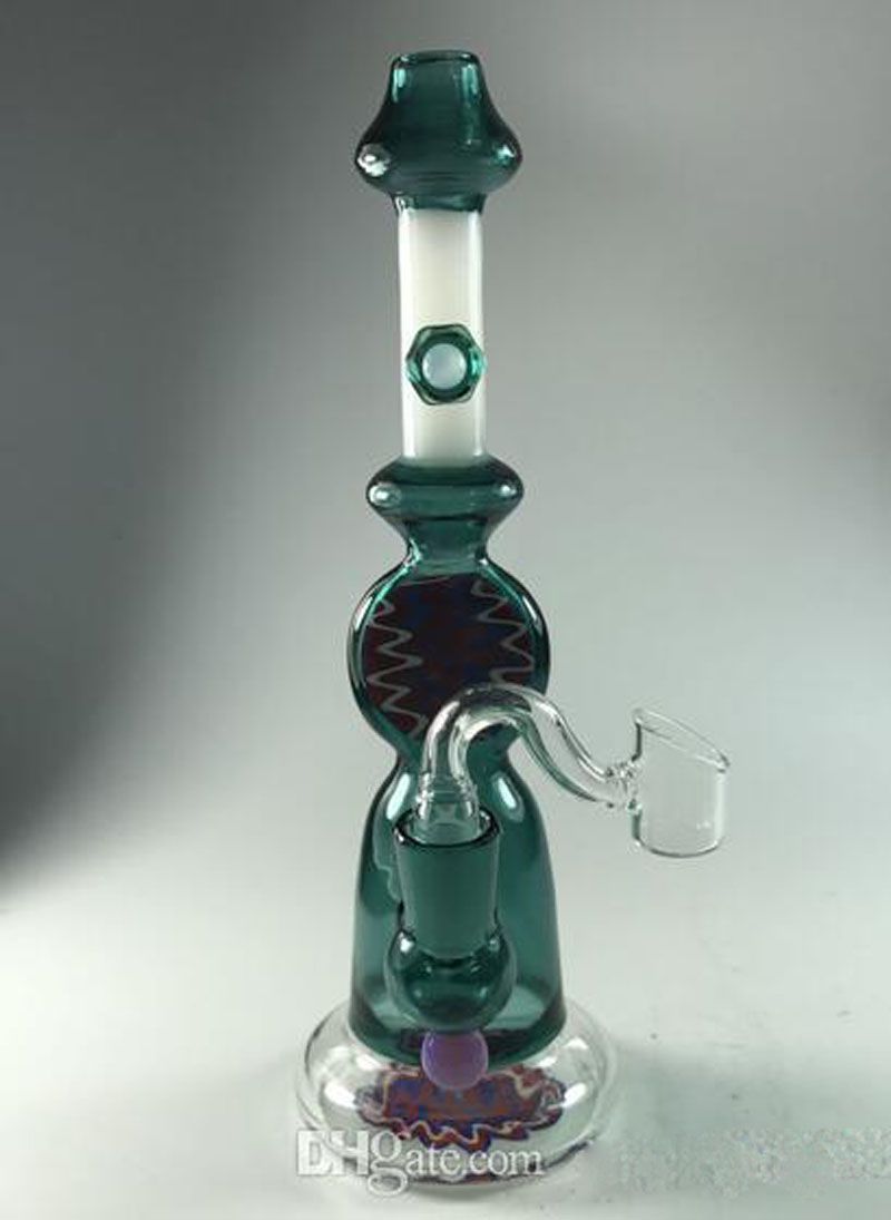 2019 NEW Chinese Art Work Thick Bong Glass Water Pipes With Bowl Banger